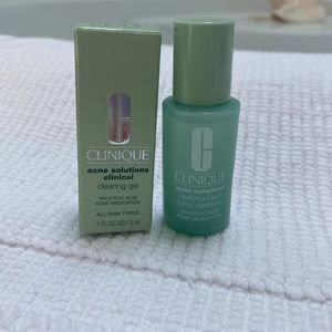 Clinique Acne Solutions Clearing Gel and Clarifying Lotion NEW lot of 2 + bonus